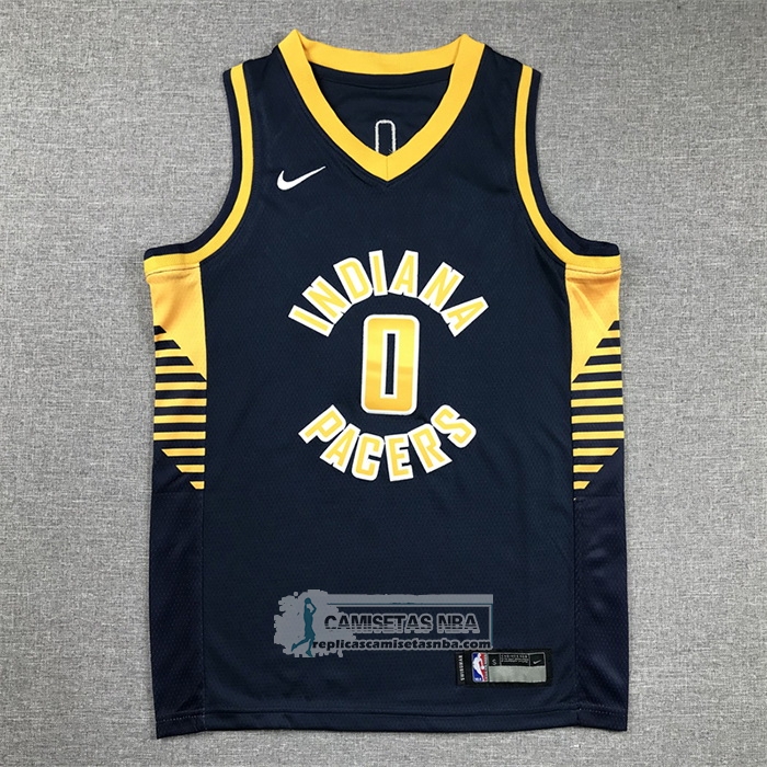 Camiseta Nino Indiana Pacers Tyrese Haliburton NO 0 Icon 2022-23 Azul